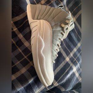 Jordan retro 12 stealth gray and white